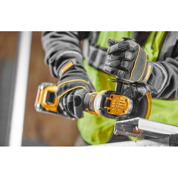 Akumuliatorinis kampinis šlifuoklis DeWALT DCG409VSN Flexvolt Advantage